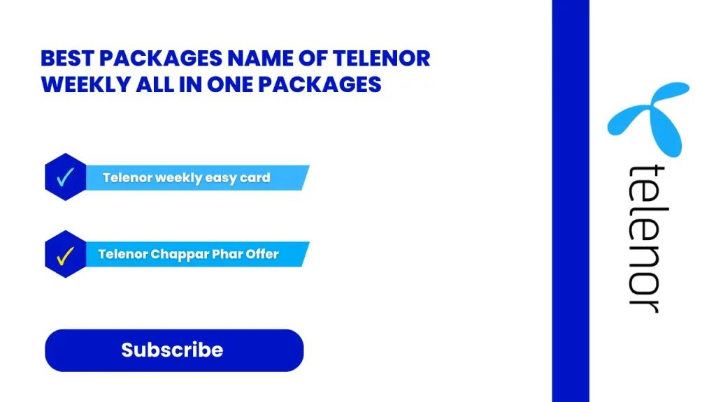 Best Telenor Weekly All In One Packages Name
