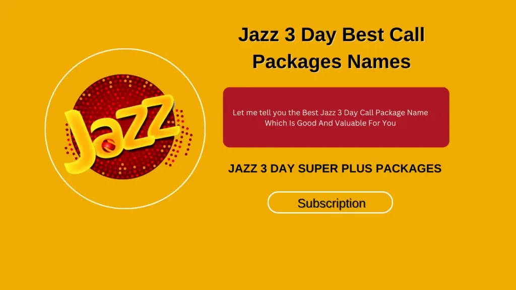 Jazz 3 Day Best Call Packages