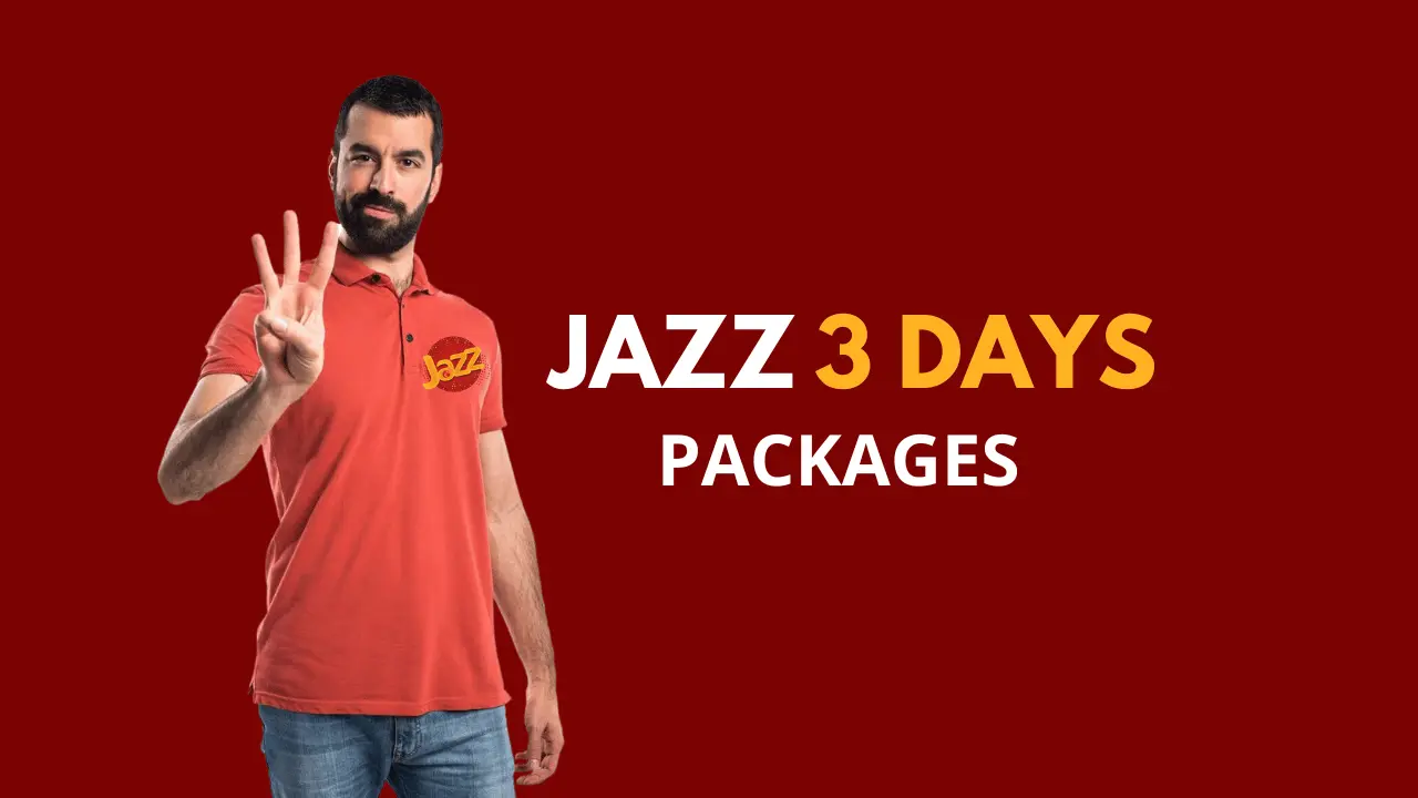 Jazz 3 Days Internet Packages