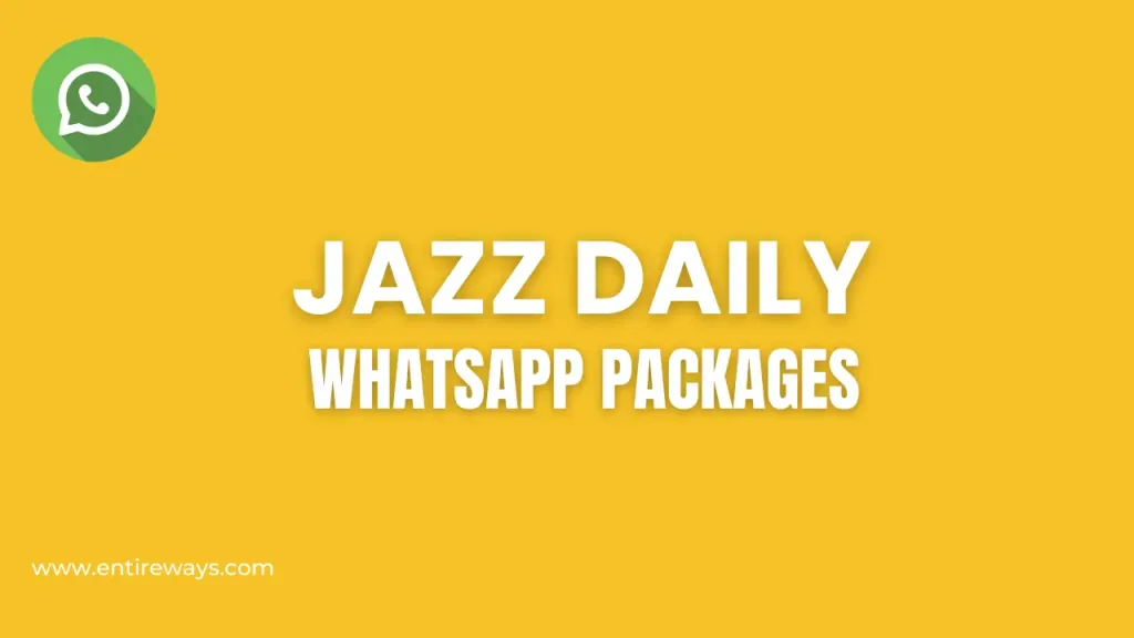 Jazz Daily WhatsApp Packages
