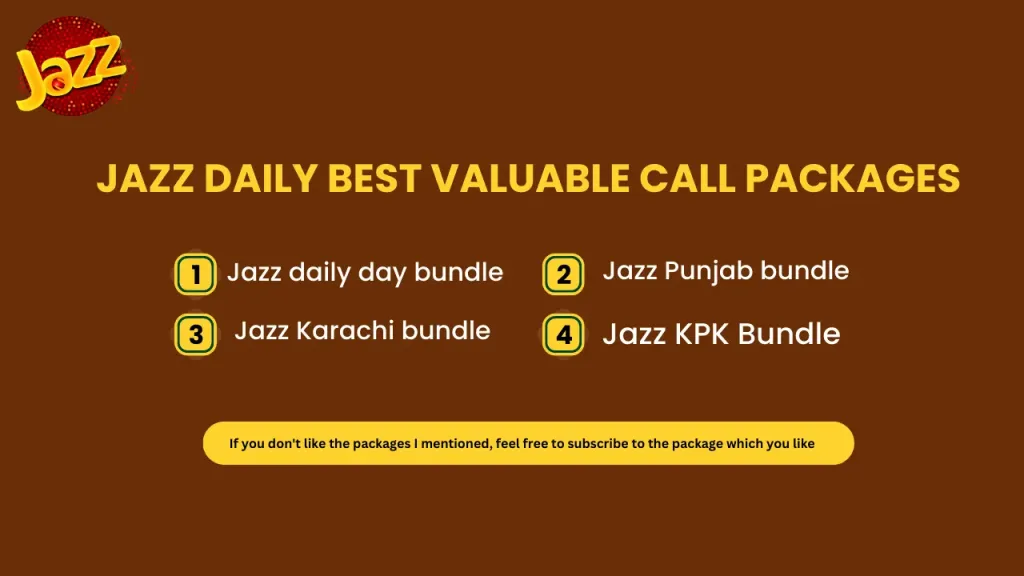 Jazz Daily Best And valuable Call Packages