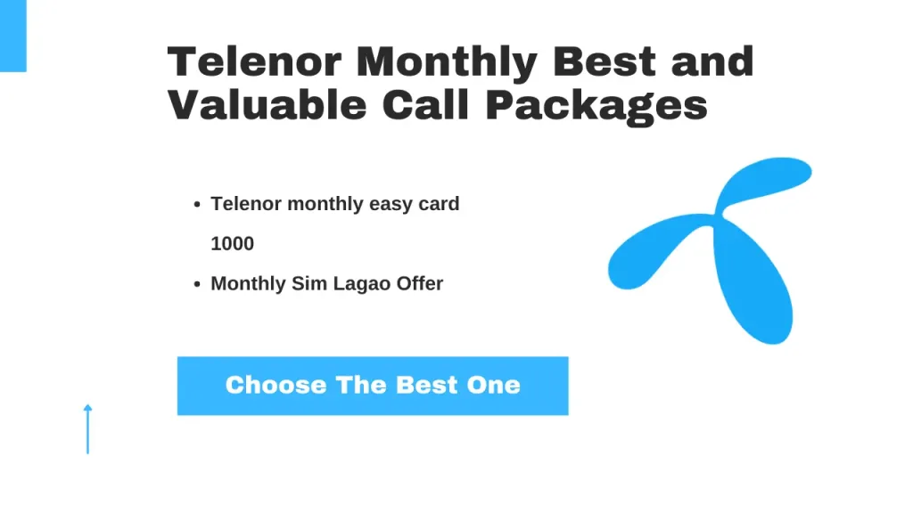 Telenor Best Monthly Call Packages