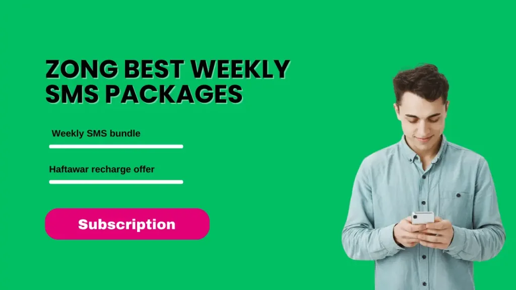 Zong Best Weekly SMS Packages
