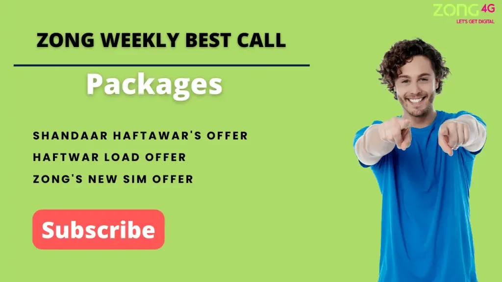 Zong Weekly Best Call Packages