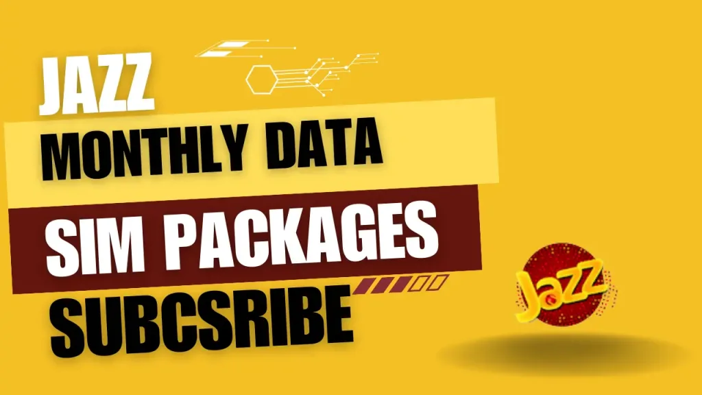 Jazz Monthly Data SIM Packages