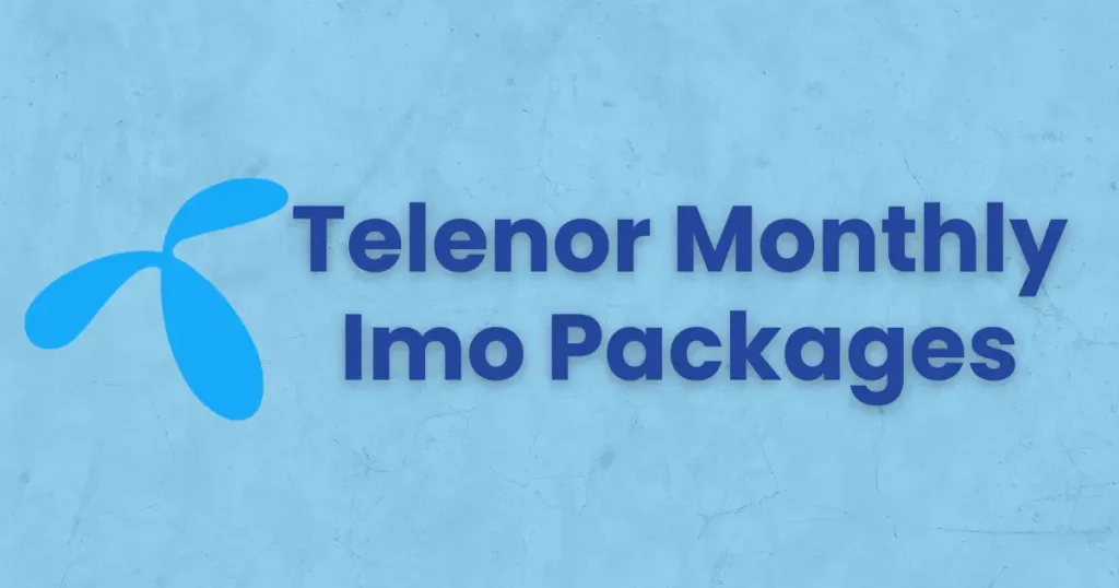 Telenor Monthly IMO Packages