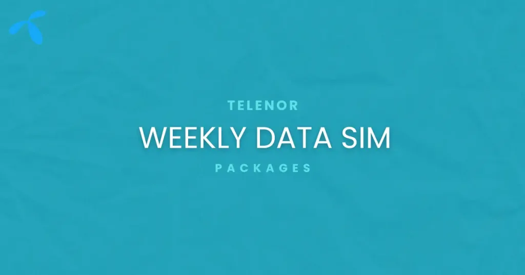 Telenor Weekly Data Sim Packages
