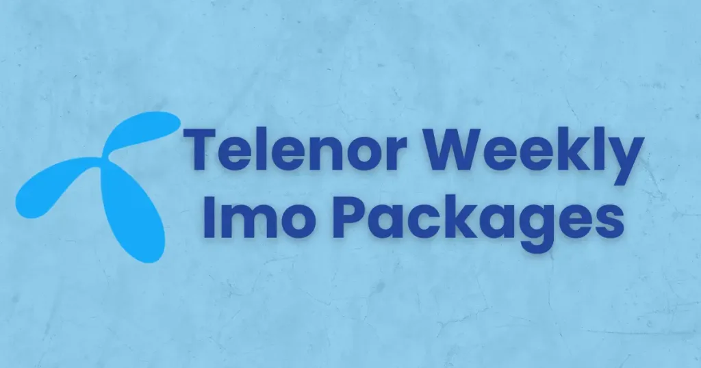 Telenor Weekly IMO Packages