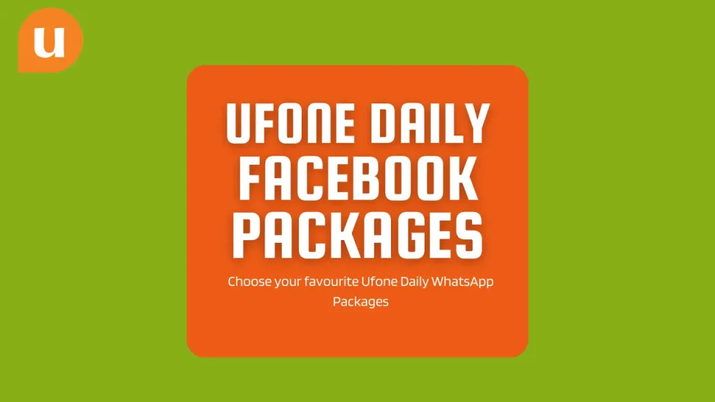 Ufone Daily Facebook Packages