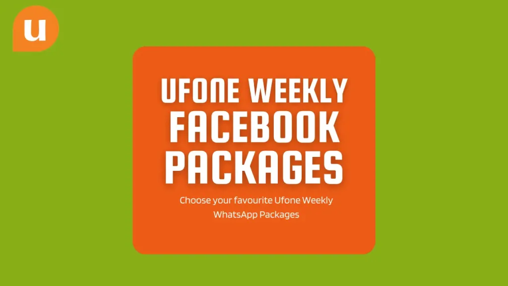 Ufone Weekly Facebook Packages