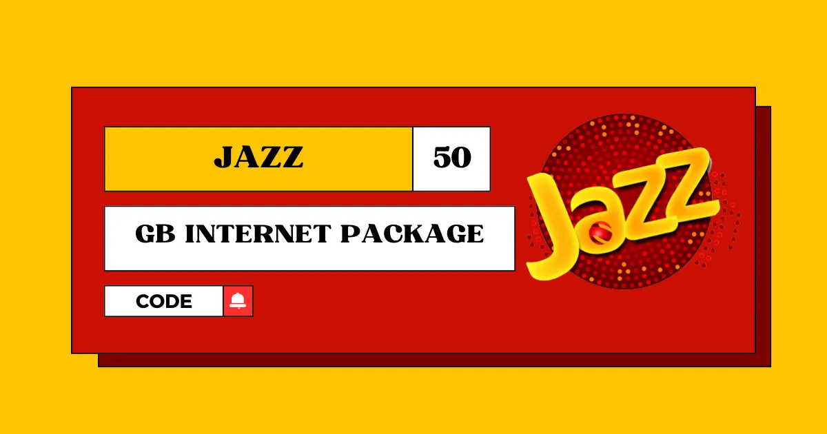 Jazz 50 GB Internet Package Code