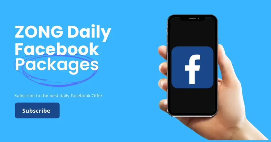 Zong Facebook Packages Daily 