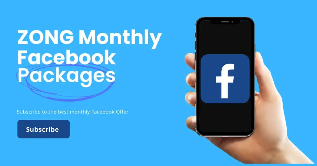 Zong Facebook Packages Monthly