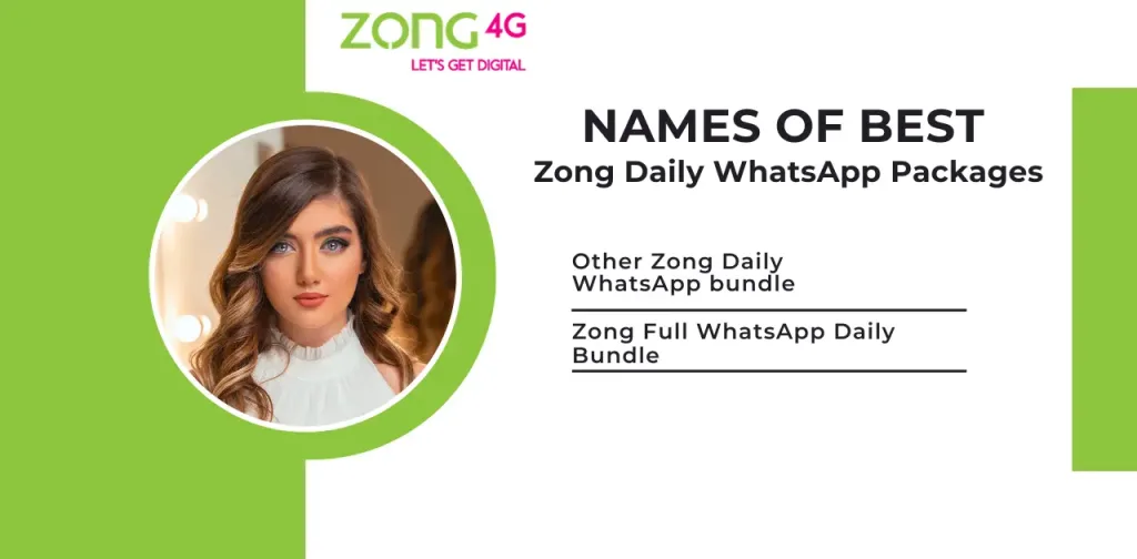 Names Of Best Zong Daily WhatsApp Packages