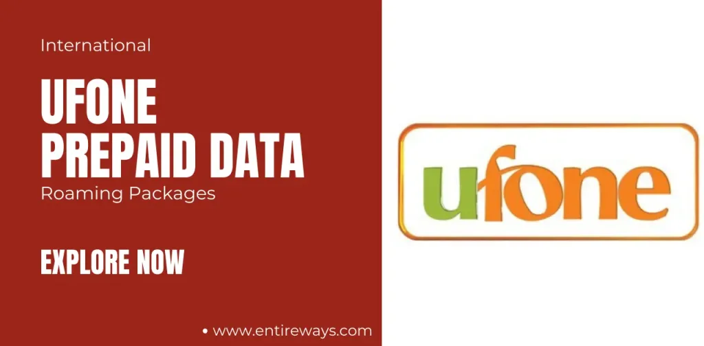 Ufone prepaid data roaming packages